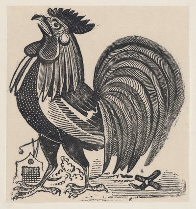 Egy kakas, kb. 1880-1910., kb. 1880-1910. alkotó: José Guadalupe Posada