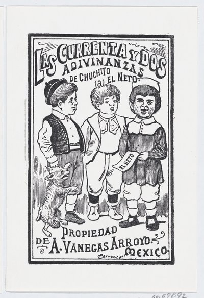 Negyvenkét tipp, kb. 1900-1910., kb. 1900-1910. alkotó: José Guadalupe Posada