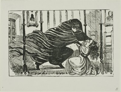 Illusztráció egy történethez alkotó: José Guadalupe Posada