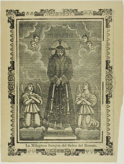 A Megváltónk csodálatos képe (The Miraculous Image of Our Savior) alkotó: José Guadalupe Posada
