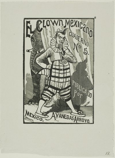Mexikói bohóc, nem. 5 alkotó: José Guadalupe Posada