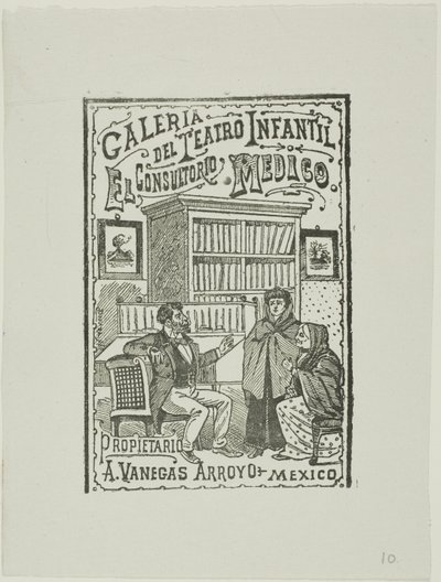Az orvosi rendelő alkotó: José Guadalupe Posada