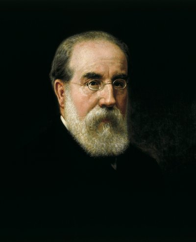 Francisco Pi i Margall (1824-1901) spanyol államférfi és író (1824-1901) portréja alkotó: José Sánchez Pescador