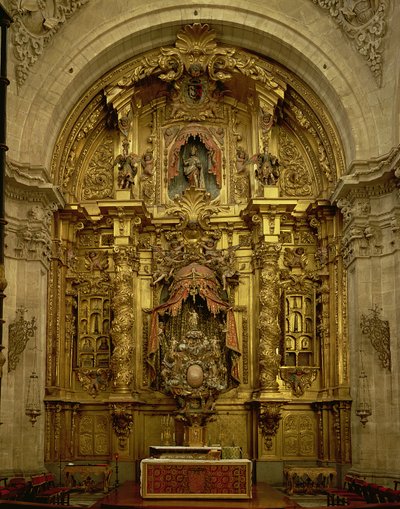 Az úrvacsorai kápolna retable alkotó: Jose Benito de Churriguera