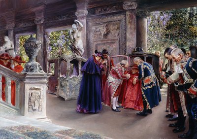 The Cardinal Visits; La Vista del Cardinal, alkotó: Jose Gallegos Arnosa
