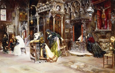 A hitvallás, 1893 alkotó: Jose Gallegos Arnosa