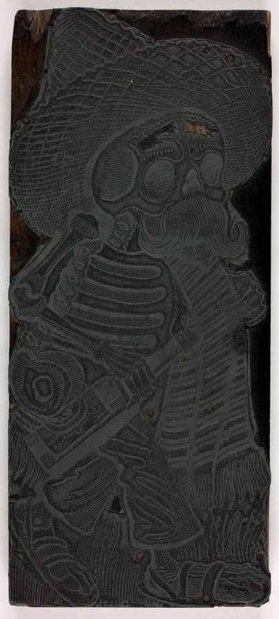 Nyomódúc a Tömegek Calaverájához, 2. sz. alkotó: José Guadalupe Posada