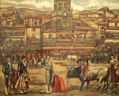 Bikaviadalok Rondában alkotó: Jose Gutierrez Solana