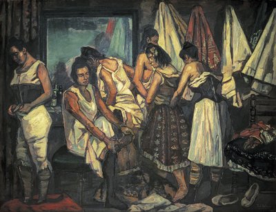 GUTIERREZ SOLANA, José (1886-1945). A kóruslányok. 1925 (olaj, vászon) alkotó: Jose Gutierrez Solana