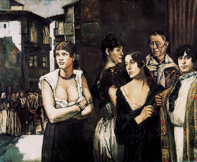 "Az élet női" alkotó: Jose Gutierrez Solana