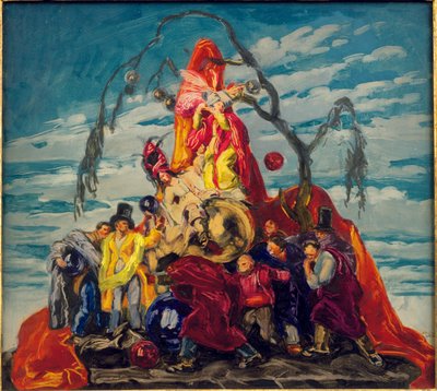 Előkészítő tanulmány egy gobelinhez, 1922-24 (olaj, papír, a fedélzeten) alkotó: Jose Maria Sert y Badia
