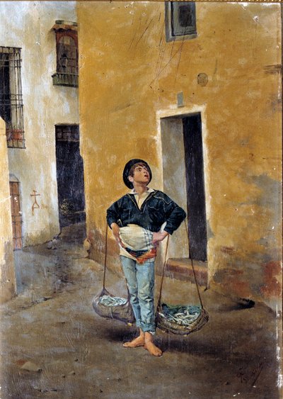 A Cenachero másolata Talaverától,19. század (festmény) alkotó: Jose Ruiz Blasco