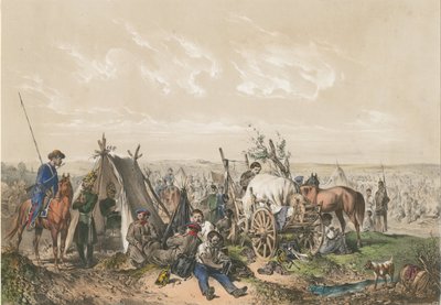 Jelenet a szabadságharcból Magyarországon 1849-ben, kb. 1849 alkotó: Josef Anton Strassgschwandtner