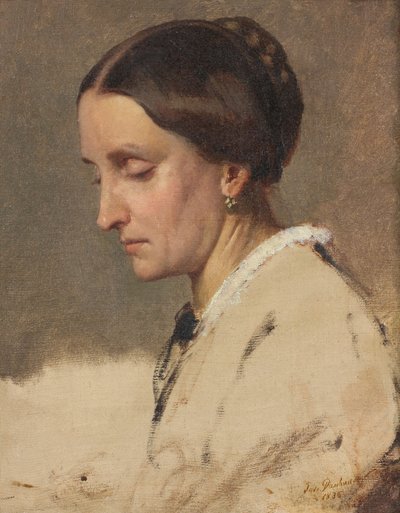 női portré alkotó: Josef Danhauser