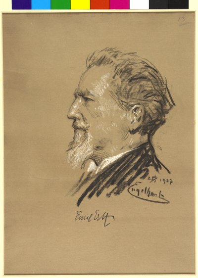Emil Ertl képe 1889 alkotó: Josef Engelhart