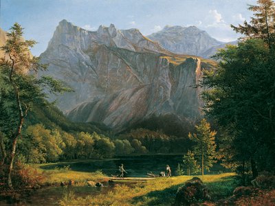 A hátsó Langbathsee alkotó: Josef Feid