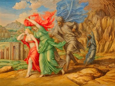 A1_Genezis_26-Sodoma és Gomorra elmenekülése alkotó: Josef Johann Michel