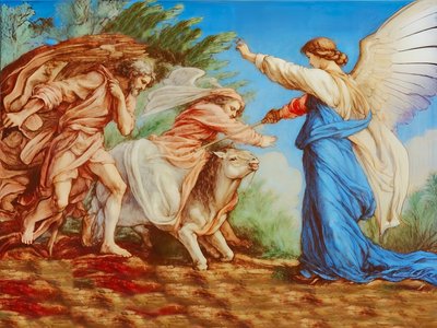 A2_Exodus_19_Balaam szamara alkotó: Josef Johann Michel