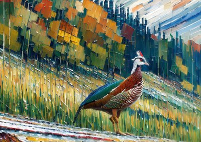 Animals: Pheasant 5 alkotó: Josef Johann Michel