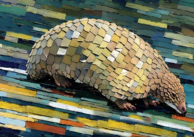 Animals: pangolin 2 alkotó: Josef Johann Michel