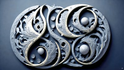 a YIN ÉS YANG enkaustikus Feng Shui koncepciója _03 alkotó: Josef Johann Michel