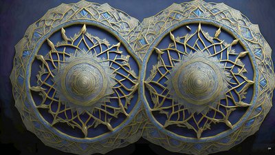 mandala: egyiptomi elemek_01 alkotó: Josef Johann Michel