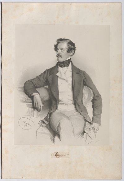Alexander Freiherr von Bach (1813-1893), jogász, politikus alkotó: Josef Kriehuber
