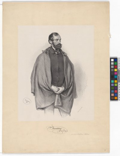 August Sicard von Sicardsburg alkotó: Josef Kriehuber