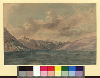 A Traunsee alkotó: Josef Kriehuber