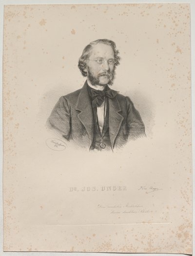 Dr. Jos. Unger alkotó: Josef Kriehuber