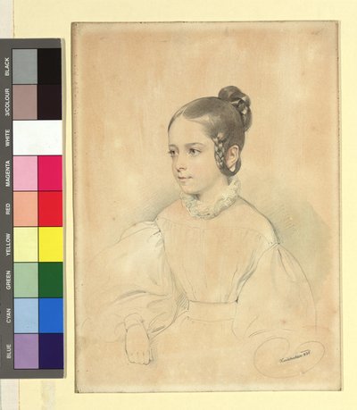 Emilie Kriehuber, Josef Kriehuber lánya (?) alkotó: Josef Kriehuber