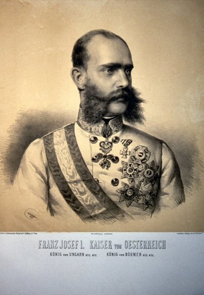 I. Ferenc József 1873 litográfia alkotó: Josef Kriehuber