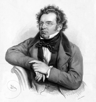 Franz Schubert alkotó: Josef Nikolaus Kriehuber