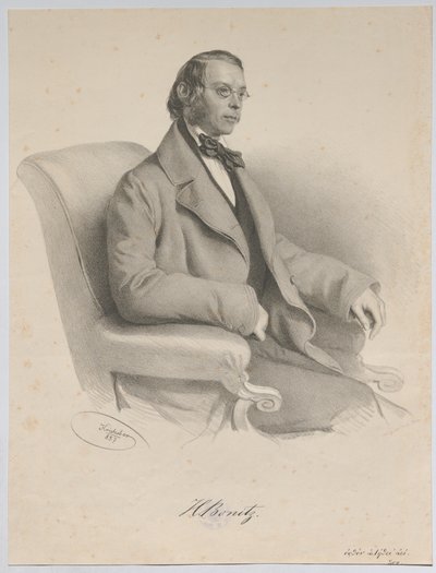 H. Bonitz alkotó: Josef Kriehuber