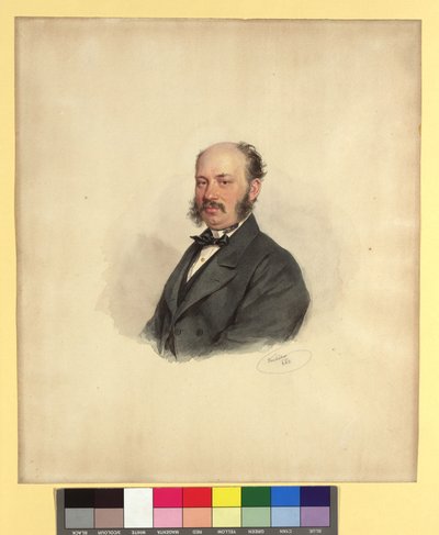 Karl Stampfl, tőzsdeügynök? alkotó: Josef Kriehuber