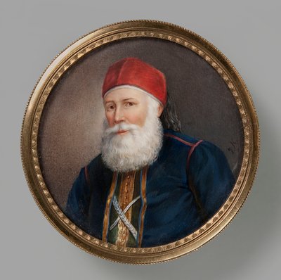 Egyiptom királya, Mehemed Ali (1769-1849) alkotó: Josef Kriehuber