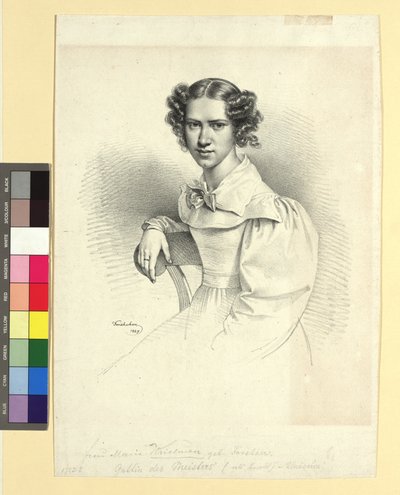 Maria Anna Kriehuber, születési neve: Forstner (vagy Eigner) alkotó: Josef Kriehuber