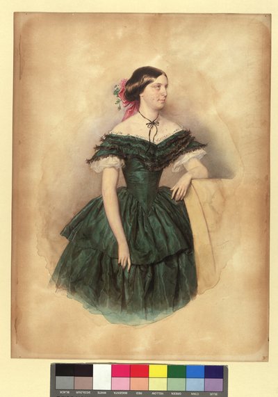 Violetta von Schmerling, született Bienerth alkotó: Josef Kriehuber