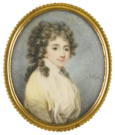 Zofia Potocka-Witt grófnő portréja 1760-1822, XVIII. század második fele alkotó: Josef Leski