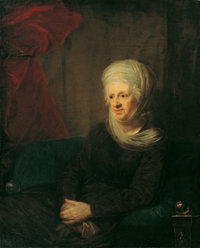 Egy öreg hölgy (Frau von Weinbrenner) alkotó: Josef Mathias Grassi