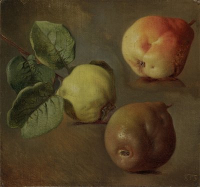 Les coings - Birs - Josef Navratil (1798-1865). Olajfestmény alkotó: Josef Matěj Navrátil