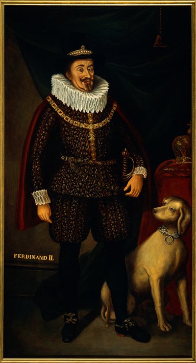 II. Ferdinánd osztrák portréja (Graz alkotó: Josef and Mayrhofer Friedrich Kiss