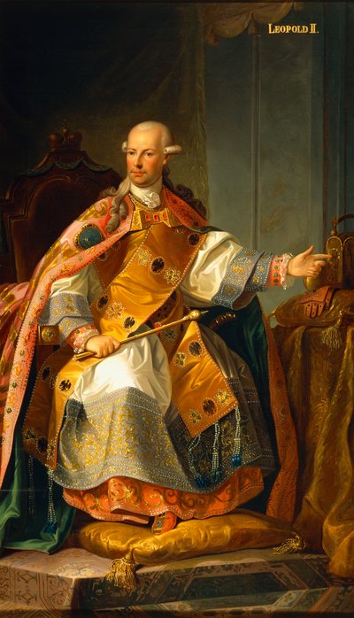 Habsburg-Lotaringiai Lipót portréja (Bécs alkotó: Josef and Mayrhofer Friedrich Kiss
