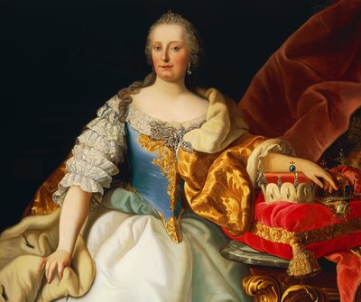 Ausztriai Mária Terézia portréja (Bécs alkotó: Josef and Mayrhofer Friedrich Kiss