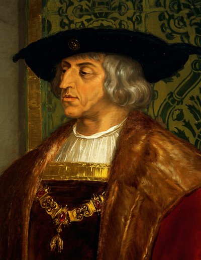 Maximilian I, osztrák portré (Wiener Neustadt alkotó: Josef and Mayrhofer Friedrich Kiss