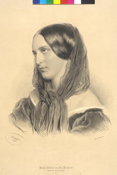 Emilie Kriehuber alkotó: Josef Nikolaus Kriehuber