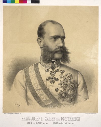 I. Ferenc József osztrák császár alkotó: Josef Nikolaus Kriehuber