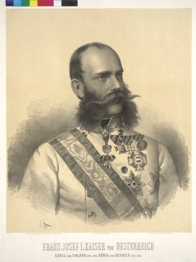 I. Ferenc József osztrák császár alkotó: Josef Nikolaus Kriehuber