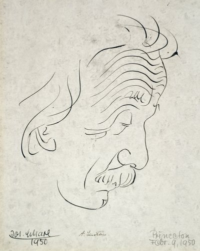Albert Einstein alkotó: Josef Scharl