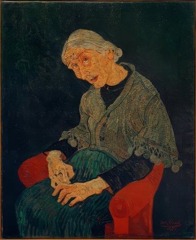 Régi párizsi nő alkotó: Josef Scharl